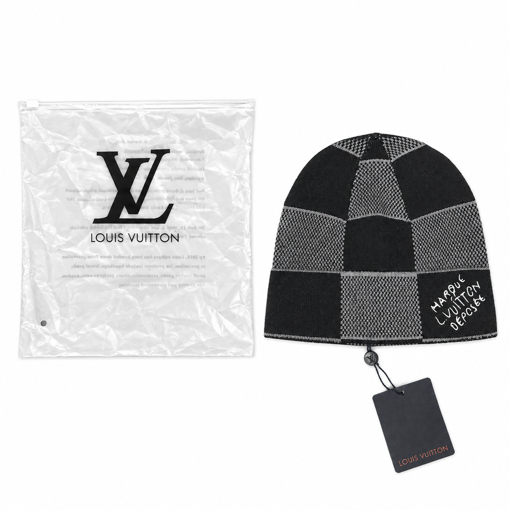 Blackk designer beanie