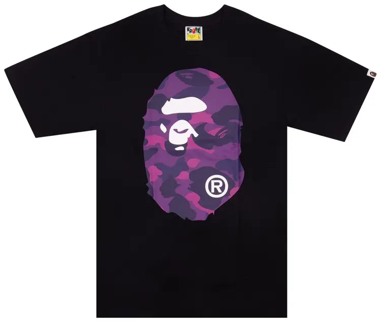 Black shirt with purple face