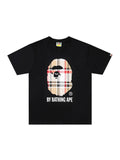Black shirt with partern designs