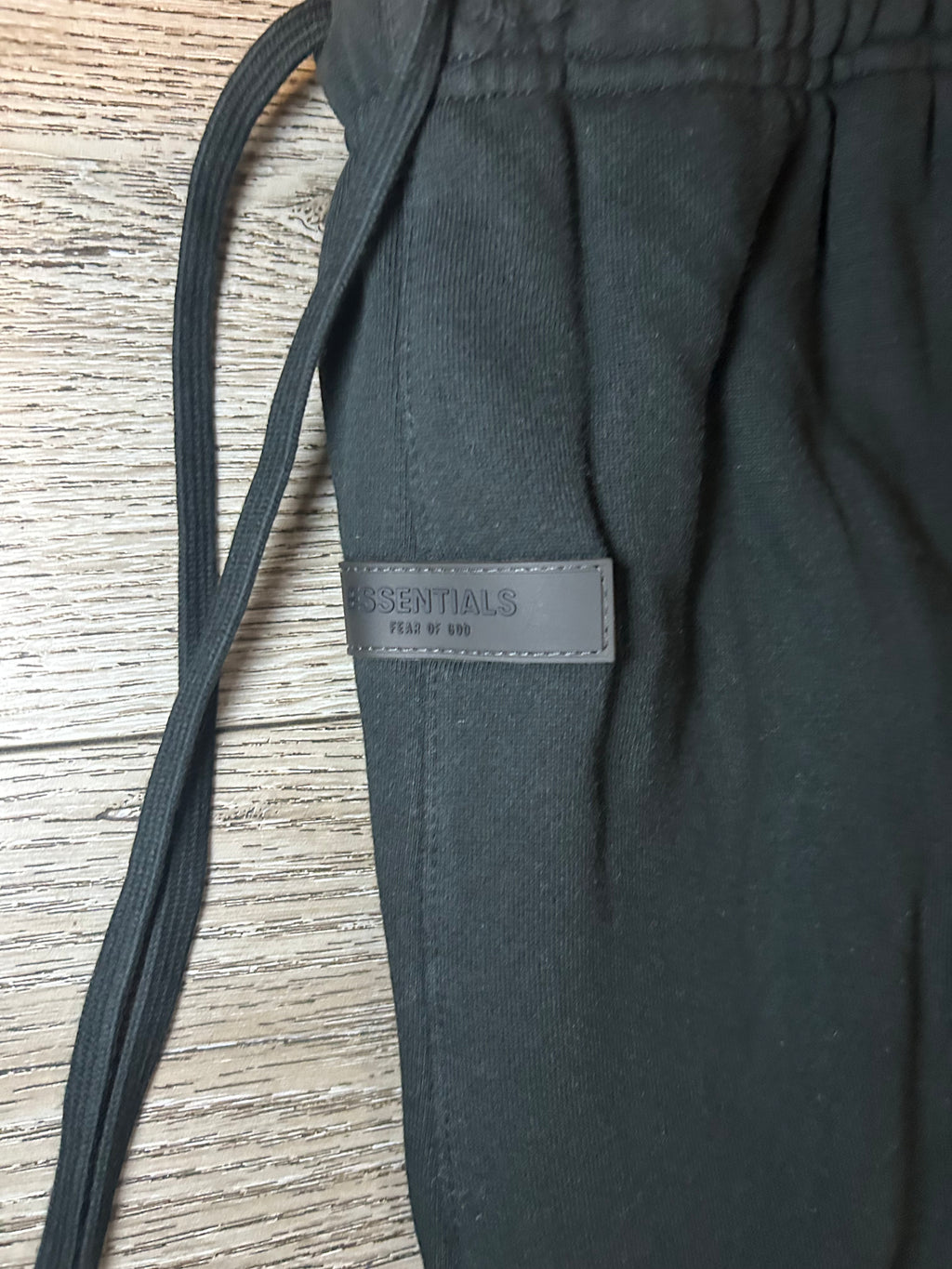 Black baggy sweatpeants