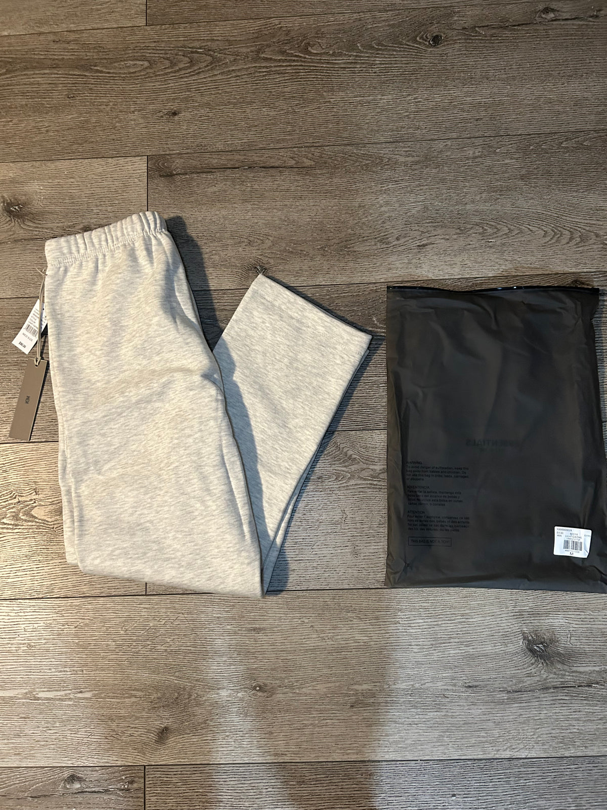Light Grey baggy sweatpeants