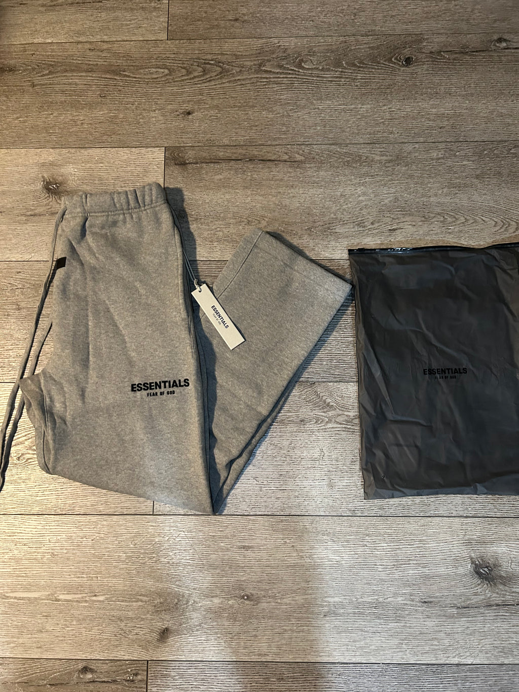 Grey baggy sweatpeants