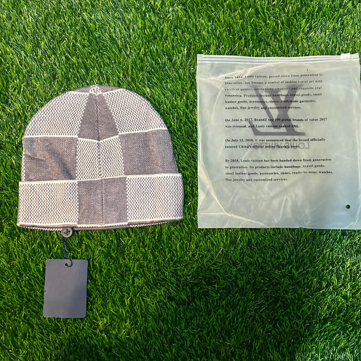 Greyy designer beanie