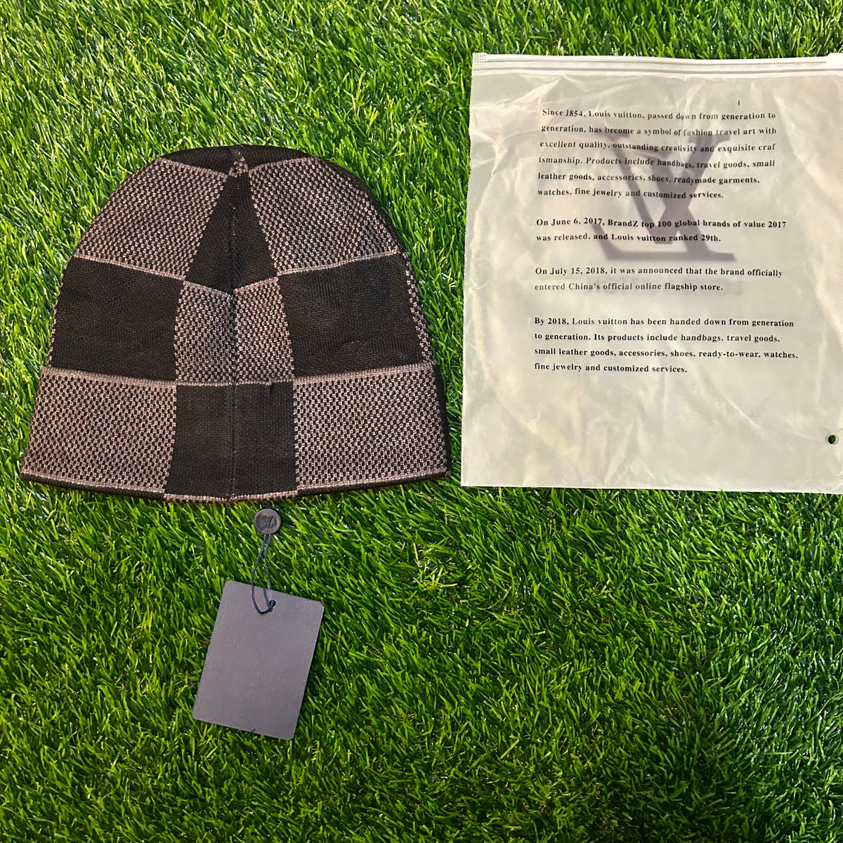 Blackk designer beanie