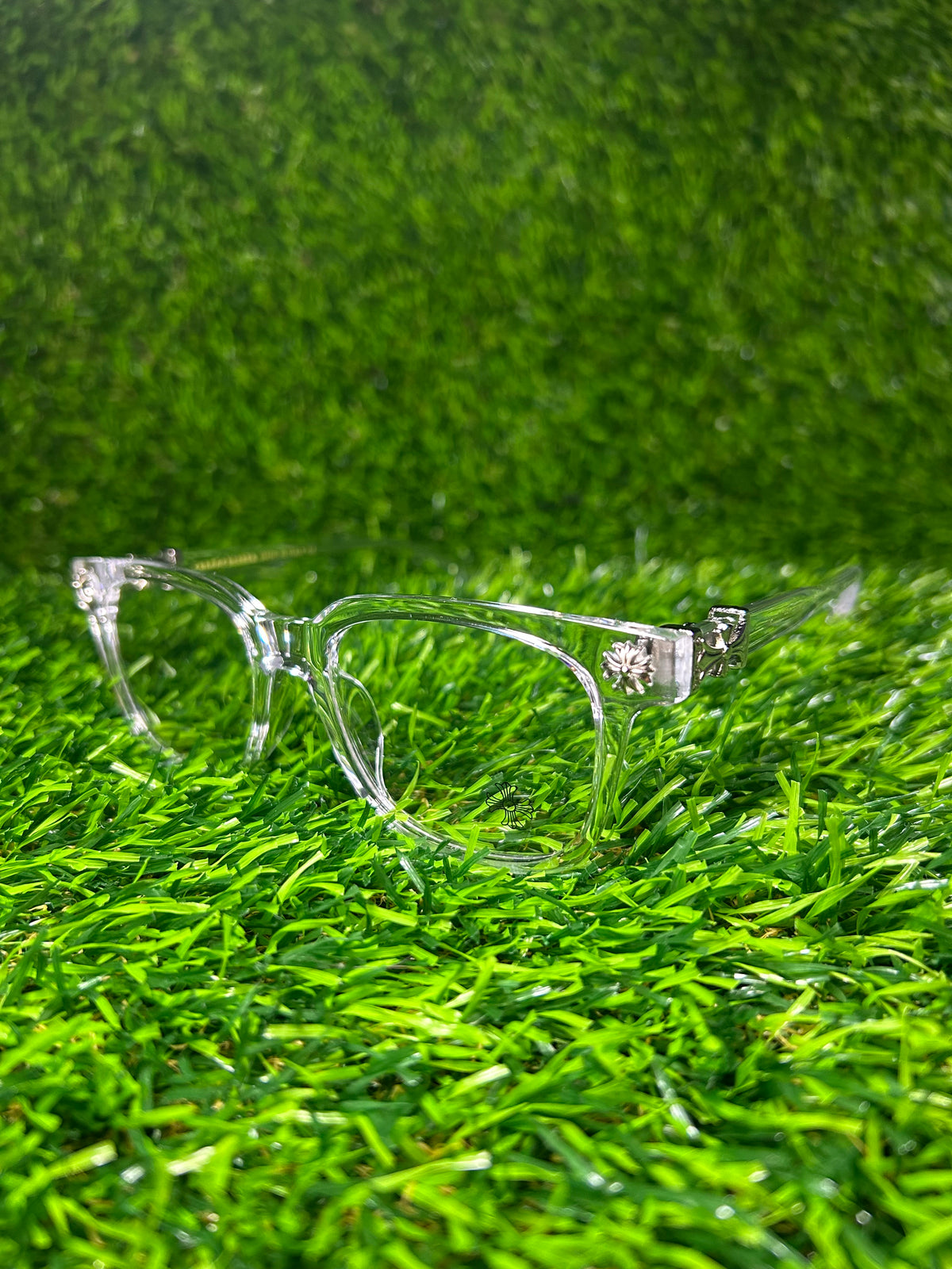 PRE-ORDER Chrome glasses Clear X Silver