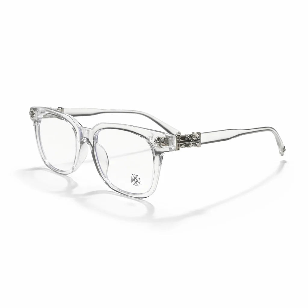 PRE-ORDER Chrome glasses Clear X Silver