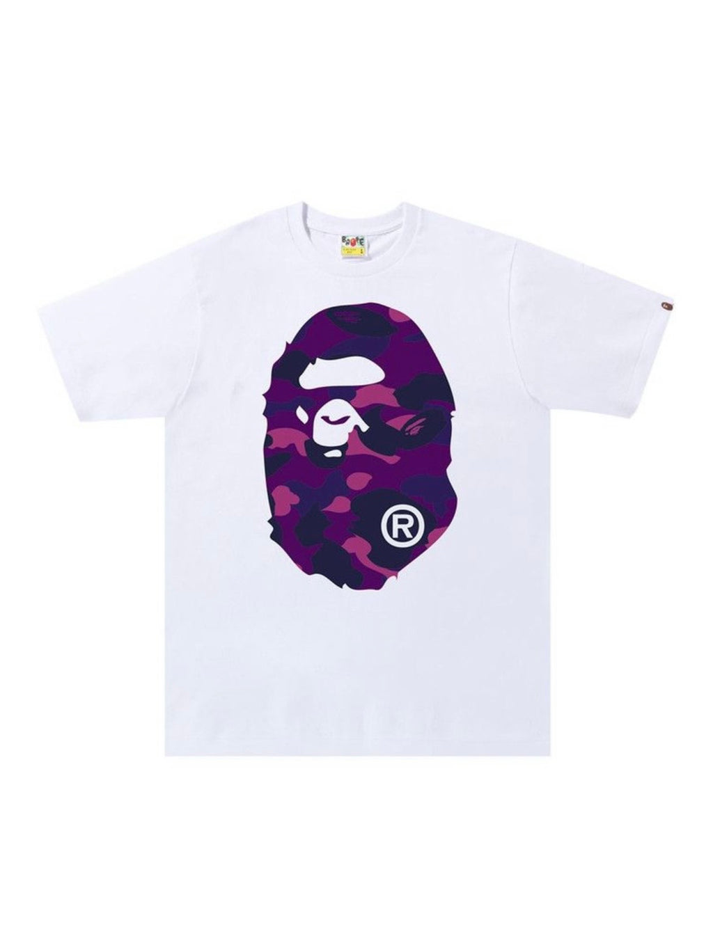 White with Purple head monkey shirt